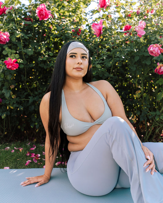 Signature Mint Breeze Twist Bra